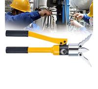 Hydraulic Flange Spreader 8T/12T Hydraulic Pump Expanding Tool Splitter Expander Stretching Pliers Portable, for Electric Power Repair, Construction Work, Fire Safety Yellow 55