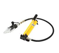 Hydraulic Flange Spreader 8T 30mm Stroke Split Spreader with 1L Oil Capacity & Quick ZG3/8 Couplings & Triangular Support Base & Non-Slip Handle Ergonomic Expander for Industrial Pipe Repair