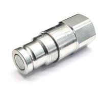 Hydraulic Flat Face Male Probe Quick Release Coupling 3/8" BSP Thread