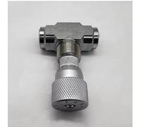 Hydraulic Flow Control Valve Two Way with Precise Flow Control and Carbon Steel Body, Designed for Hydraulic, Pneumatic, and Fuel Applications up to 5800 PSI (STB-NPT3/8)