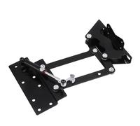 Hydraulic Folding Lift up Tops Black Coffee Table Lifting Frame | Cold Rolled Steel, Gas Rod Buffer, Smooth Operation, Space Saving, for Home Project Use