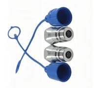 Hydraulic for Quick Coupling 1/2 Inch NPT Poppet Valve Blue Robust for Tractor Agricultural Machinery Replacement Part AL166181 Compatible