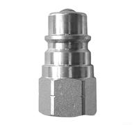 Hydraulic for quick coupling AM37983 for tractor 140 300 312 - push-pull plug-in coupling ISO 5675 style - rust protection coating - agricultural construction machinery - 1/4 inch NPTF thread