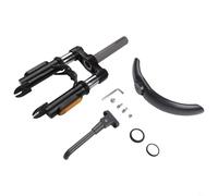 Hydraulic Front Fork Shock Absorber for Xiaomi For M365 1S Pro Electric Scooter, 386mm Metal Suspension Upgrade for 8.5 Inch Wheels, Smooth Ride