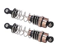 Hydraulic Front Shock Absorber, Aluminum Alloy & Plastic, Titanium, 97mm, 2Pcs - Vibration Reduction & Adjustable Preload for 1/8-1/10 High Speed Off Road Vehicles