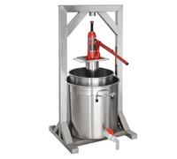 Hydraulic Fruit Press Extractor for Grapes and Soft-Skinned Fruits, Manual Juice Maker Crusher