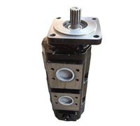 Hydraulic Function Gear Pump Coupling Oil Pump High Pressure Triple Pump CBJHP 80/80/40B1F1J1 Hydraulic Gear Oil Pump 25 Mpa 15 Teeth