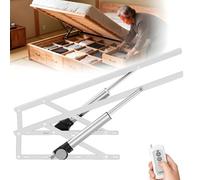 Hydraulic Gas Spring Bed Lift Mechanism, 2 PCS Kit with Remote Control for Storage Bed Sofa, 600kg Load Capacity, Ideal for DIY Projects