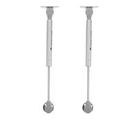 Hydraulic Gas Spring Cabinet Door Lift Support Silver 2 Pcs