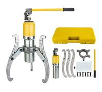 Hydraulic Gear Puller,10T Hydraulic Gear Puller & Bearing Separator Tool - 3-in-1 Pump Oil Hose Extractor for Automotive Repair & Maintenance, Heavy-Duty Durable Design