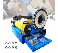 Hydraulic Hand Crimper Tool with 8 Dies Set for High Pressure Hose Crimping in Excavator and Agricultural Machinery