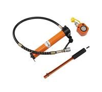 Hydraulic Hand Pump 350CC Jack Low Profile Cylinder Power Short Steel Lifting Jack with Manual Hydraulic Pump for Car Repairing Set for Industrial Machinery Shipbuilding - CP-180 ((A))