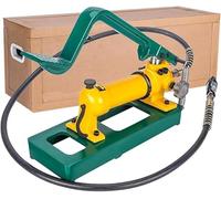 Hydraulic Hand Pump,Hydraulic Manual Lifting Pump with Foot Pedal, Two-Stage Oil Output Design, Portable Hand Operated Power Pump for Hydraulic Tools, JYLSSKUK