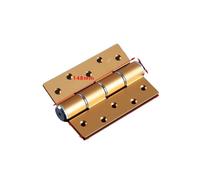 Hydraulic Hinge Invisible Door Self-Closing Closer Silent Damping Buffer Slot-Free E-Type Hinges Hidden(5 Sun - Gold dust)