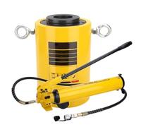 Hydraulic Hollow Jack Single-Acting Lifting with Manual Hydraulic Pump, Effortless Work in Confined Spaces