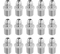 Hydraulic Hose Adapter Set for Routine Maintenance and Field Repairs Using Precision Machined 316L Stainless Steel Components