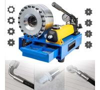 Hydraulic Hose Crimper Tool with 7 Dies, High-Pressure Handheld Crimping Machine for Hose Splicing