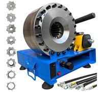 Hydraulic Hose Crimper Tool with 8 Dies for 10-30mm Pipes, High Pressure Crimping, 0.01mm Accuracy for Automotive, Industrial & Plumbing Applications