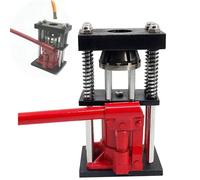 Hydraulic Hose Crimper with 10 Sets of Dies High Pressure Manually Operated Hydraulic Crimping Tool Handheld Hydraulic Hose Crimping Tool for Excavator Agricultural Machinery(8 Teeth,M)