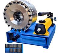 Hydraulic Hose Crimper with 7 Dies Set, High Pressure Hose Fitting Crimper, Crimps Single and Double-Layer Braided Hoses(0.39"-1.2" Diameter)