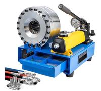 Hydraulic Hose Crimper with 7 Dies Sets, High Pressure Handheld Tool for Secure Fitting Connections