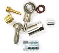 Hydraulic Hose Fitting Insert, Bike Brass Connection and Brake Hose Insert for Magura MT8 MT4 MT5 MT6 MT7(B)