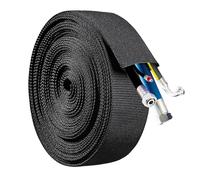 Hydraulic Hose Protective Sheath: Nylon Wrap, Heat Resistant Sleeve, Flame Retardant Protector, Flexible Line Cover | for HVAC Equipment Maintenance of the