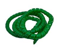 Hydraulic Hose Sleeve Protector Spiral Wrap 5 Meters(Green,ID 35mm)