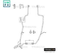 TRISCAN 8516 11037 Power steering hose
