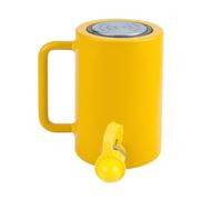 Hydraulic Jack 10T Heavy Duty, Solid Single-acting Cylinder, 2” Stroke, Multi-functional for Bridges and Shipbuilding, Electroplated Piston, Reliable Lifting Tool