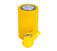 Hydraulic Jack 10T Heavy Duty, Solid Single-acting Cylinder, 2” Stroke, Multi-functional for Bridges and Shipbuilding, Electroplated Piston, Reliable Lifting Tool