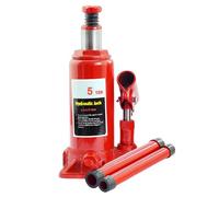 Hydraulic Jack, 2/5/10 Ton Welded Hydraulic Car Bottle Jack Hydraulic Bottle Jack Welded Bottle Jack for Auto Repairing(5 Ton)