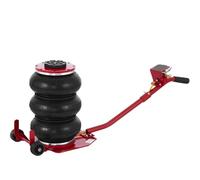 hydraulic jack, 3T Air Bag Jack, Triple For Vehicle, Extremely Fast Lifting Action, With Wheels, Long Handle