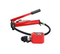 Hydraulic Jack, Capacity with Automatic Retraction, CP-700 Hand Pump, Hydraulic Cylinder Kit for Shipbuilding and Bridges(5T jack+CP-180 hand pump)