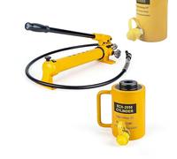 Hydraulic Jack Hand Pump, 20 Ton Capacity Hollow Cylinder, 50mm Stroke, Single Acting Lifting Cylinder, Automatic Retracting Jack for Ships and Construction