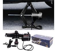 Hydraulic Jack, Portable Car Jacks 12V Electric Jack Scissor Automatic Lifting 2Ton Machinisms Lift Jack Wheel Disassembly Replacement Aid Tools