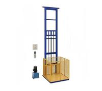 Hydraulic Lift Platform with Guide Rail, Max Load 500kg, Simple Design for Home & Business Accessibility