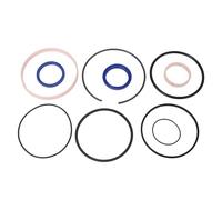 Hydraulic Log Splitter Cylinder Rebuild Seal Kit, Rubber Cylinder Seal Set for 4.5in Bore X 1.75in Rod Cylinder, Durable High Wear Material, Comprehensive Seal Kit with P