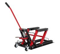 Hydraulic Motorcycle Lift Jack 1500 Lb. Capacity Scissor Portable Table With Foot Pad For Atv Utv Bike Duty Trolley Jack