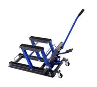 Hydraulic Motorcycle Lift Jack, 680 kg Capacity ATV Scissor Lift Jack, Hydraulic Foot-Operated Hoist Stand for Motorcycle ATV UTV Powersports