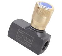 Hydraulic Needle 1 / 2Inch & 3 / 8Inch Port Adjustable Control with Leakproof Seal for Oil Hydraulic Single Way Regulating Valves