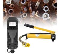 Hydraulic Nut Cutter Tool with Automatic Return Spring, Cuts Metal up to 24mm, Includes Manual Pump for 5T Capacity, Efficient Nut Splitting and Cracking Solution