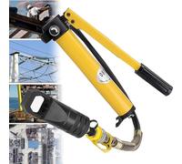 Hydraulic Nut Splitter Cracker Manual Pump Rust Removal Tool for Stuck Broken Fasteners, 10 Ton Capacity
