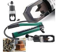 Hydraulic Nut Splitter for Removing Rusty Screw Nuts, with Large/Small Blade and Hand Pump, Heavy Duty Tool