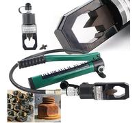 Hydraulic Nut Splitter Tool, 12 Ton Capacity, Travel 17mm, Ideal for Removing Rusty Screw Nuts, Includes Blades and Hand Pump