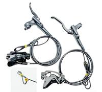 Hydraulic Oil Brake Set for E Bikes with For Bafang Motor For BBS01 BBS02 4 Piston and 3 Pin Interface