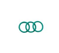 Hydraulic Oil Seal Washer,10pcs FKM Fluorine Rubber O Type Sealing Gaskets, Green Fluorine Rubber Wire Diameter 2mm Rings(52mm x 48mm)(42mm x 38mm)