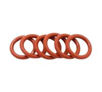 Hydraulic Oil Seal Washer,10pcs O Shape Silicone Ring Rubber Seals Pressure Resistance, O-Ring VMQ High Temperature Gaskets(Red,35mm x 31mm)(Red,68mm x 64mm)