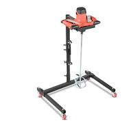 Hydraulic Paint Mixer Stand with 180° Rotation and Height Adjustment for High-Power Cement Mixers
