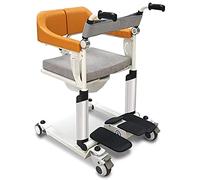 Hydraulic Patient Lift Electric Patient Transfer Lift,Handicapped Transfer Nursing Device for Bathing Home Commode Chairs for The Elderly,with Double Safe Buckle&Safety Straps,Mechanicalvers